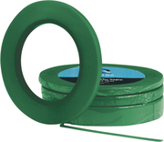 Taśma liniowa plastyczna, zielona 9mm x 55m