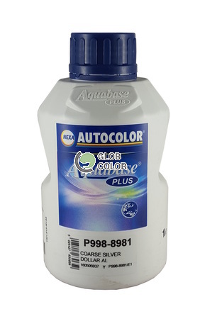 P998-8981/E1 Aquabase Plus Coarse Silver Dollar Aluminium