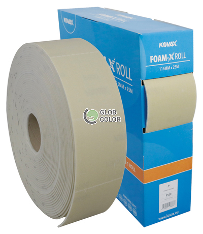 FOAM-X ROLL Papier ścierny na gąbce P240 115mm x 25m