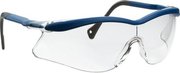 3M QX1000 Okulary niebieskie, płaskie zauszniki, przezroczysta soczewka DX