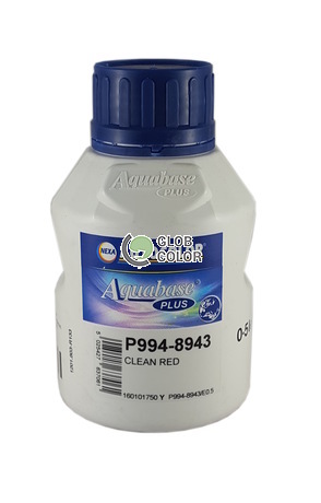 P994-8943/E0.5 Aquabase Plus High Croma Clean Red