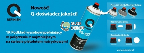 Podkład wysokowypełniający spray 500ml czarny