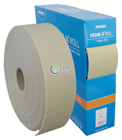 FOAM-X ROLL Papier ścierny na gąbce P800 115mm x 25m