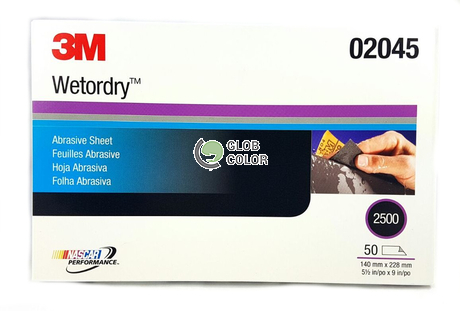 3M 20445 Wodoodporny papier ścierny P2500 